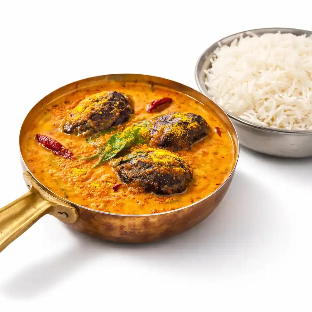 Gutthi Venkaya curry at Naga's South Indian Cuisine 